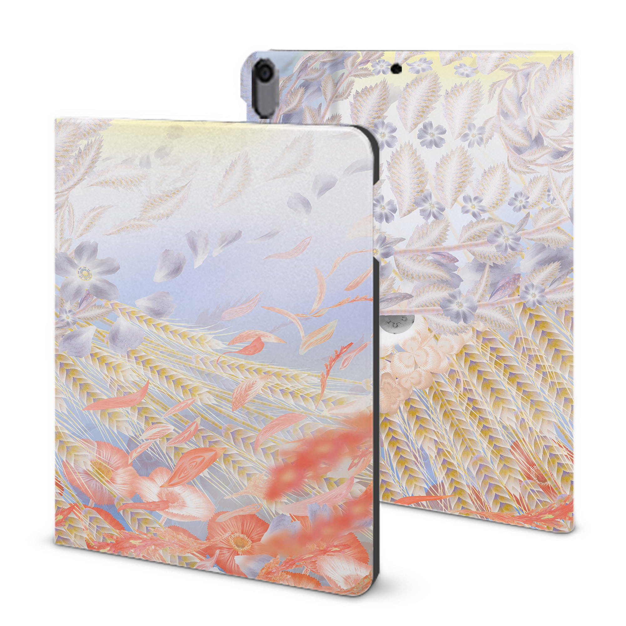（画像用） 葬送のフリーレン Frieren IPad ケース ブック型 PUレザー TPU 耐衝撃 軽量 薄型 ペン収納なし 全面保護 IPad 各モデル対応